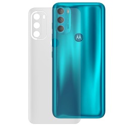 Folie spate mata SILKASE pentru Motorola Moto G71 5G, protectie spate, silicon regenerabil