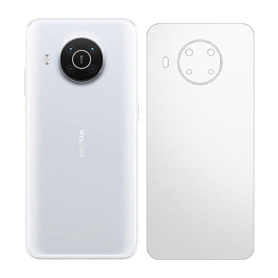 Folie spate mata SILKASE pentru Nokia X100, protectie din silicon regenerabil (C02, F4654) by www.silkase.ro