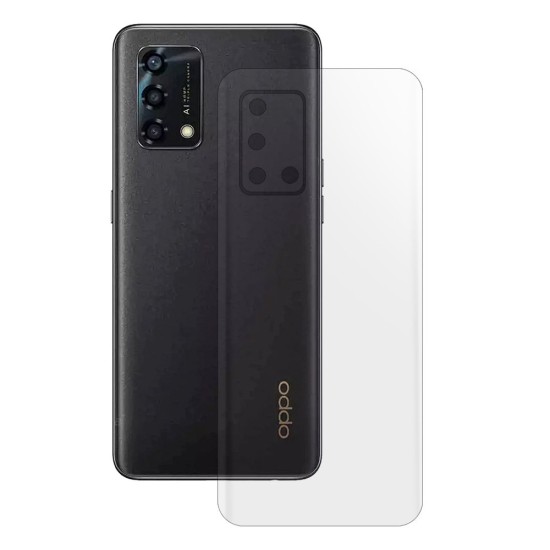 Folie spate mata SILKASE pentru Oppo A95, protectie din silicon regenerabil (A95 4G, F4678) by www.silkase.ro