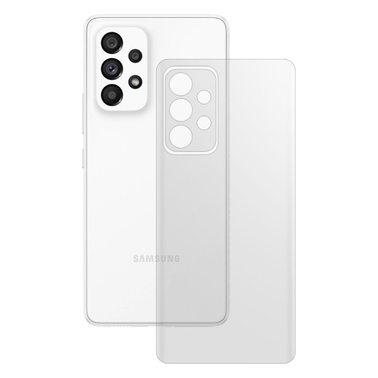 Folie spate mata SILKASE pentru Samsung Galaxy A53/ A53 5G, protectie silicon regenerabil (SILKASE, Telefoane Samsung) by www.silkase.ro Folie spate mata SILKASE pentru Samsung Galaxy A53/ A53 5G, protectie silicon regenerabil (Telefoane Samsung, F4554) by www.silkase.ro