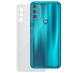 Folie spate SILKASE pentru Motorola Moto G71 5G, protectie spate, silicon regenerabil