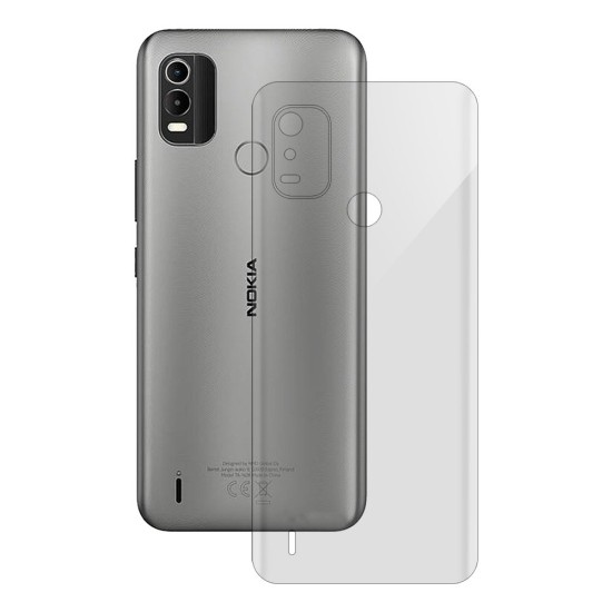 Folie spate SILKASE pentru Nokia C21 Plus, protectie din silicon regenerabil (C22, F4643) by www.silkase.ro