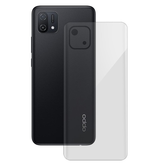 Folie spate SILKASE pentru Oppo A16K, protectie din silicon regenerabil (A16K, F4659) by www.silkase.ro