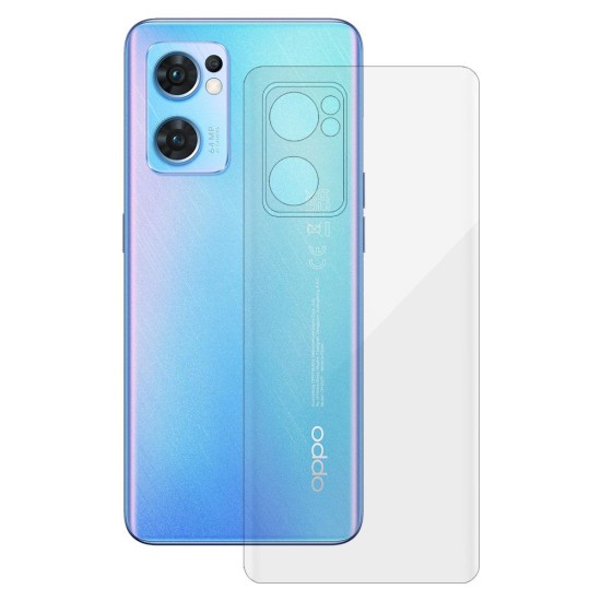 Folie spate SILKASE pentru OPPO Reno7 5G, protectie din silicon regenerabil (Reno7 5G, F4683) by www.silkase.ro