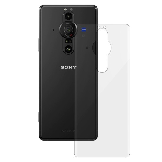 Folie spate SILKASE pentru Sony Xperia Pro-I, protectie spate,silicon regenerabil (Xperia Pro-I, F4411) by www.silkase.ro