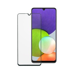 Folie sticla mata SILKASE pentru Samsung A22 4G, Full Glue, Full display, negru