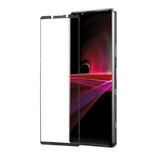 Folie sticla mata SILKASE pentru Sony Xperia 1 II, Full Glue, Full display, negru (Xperia 1 II, F4311) by www.silkase.ro