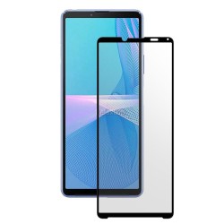Folie sticla mata SILKASE pentru Sony Xperia 10 III, Full Glue, Full display, negru