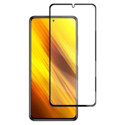 Folie sticla mata SILKASE pentru Xiaomi Poco X3 NFC/ X3 Pro, Full Glue, Full display, negru