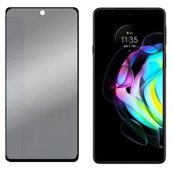 Folie sticla privacy SILKASE pentru Motorola Moto Edge 20 Lite, Full Glue, Full display