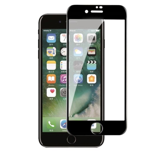 Folie sticla SILKASE pentru Apple iPhone SE 3 2022, Full Glue, Full display, culoare negru (iPhone 7, F4497) by www.silkase.ro