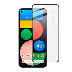 Folie sticla SILKASE pentru Google Pixel 4a 5G, Full Glue, Full display, negru
