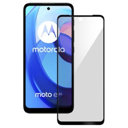 Folie sticla SILKASE pentru Motorola Moto E30, Full Glue, Full display, negru Folie sticla SILKASE pentru Motorola Moto E30, Full Glue, Full display, negru