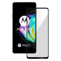 Folie sticla SILKASE pentru Motorola Moto Edge 20 Lite, Full Glue, Full display, negru
