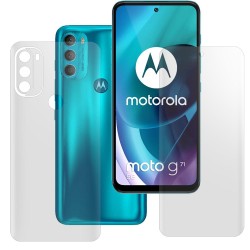 Set 2 folii mate SILKASE pentru Motorola Moto G71 5G, protectie telefon,silicon regenerab