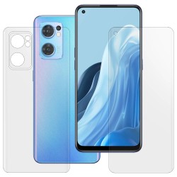 Set 2 folii mate SILKASE pentru OPPO Reno7 5G, protectie telefon, silicon regenerabil Set 2 folii mate SILKASE pentru OPPO Reno7 5G, protectie telefon, silicon regenerabil