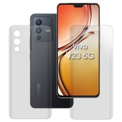 Set 2 folii mate SILKASE pentru Vivo V23 5G, protectie telefon, silicon regenerabil Set 2 folii mate SILKASE pentru Vivo V23 5G, protectie telefon, silicon regenerabil