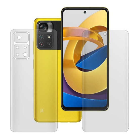Set 2 folii mate SILKASE pentru Xiaomi POCO M4 Pro 5G, protectie telefon,silicon regenerabil (Poco M4 Pro, F4363) by www.silkase.ro