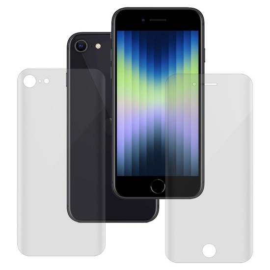 Set 2 folii SILKASE pentru Apple iPhone SE 3 2022, protectie telefon,silicon regenerabil (SILKASE, iPhone 7) by www.silkase.ro Set 2 folii SILKASE pentru Apple iPhone SE 3 2022, protectie telefon,silicon regenerabil (iPhone 7, F4488) by www.silkase.ro
