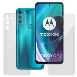 Set 2 folii SILKASE pentru Motorola Moto G71 5G, protectie telefon, silicon regenerabil