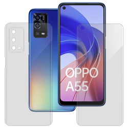 Set 2 folii SILKASE pentru Oppo A55, protectie telefon, silicon regenerabil