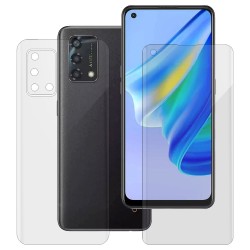Set 2 folii SILKASE pentru Oppo A95, protectie telefon, silicon regenerabil