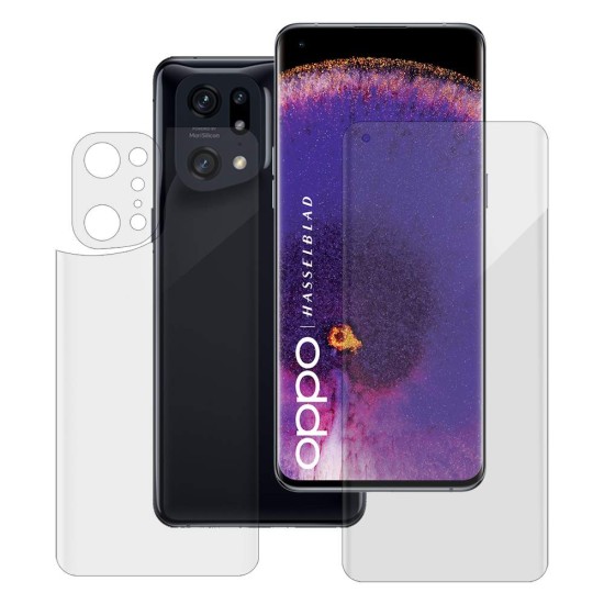 Set 2 folii SILKASE pentru OPPO Find X5 Pro, protectie telefon, silicon regenerabil (SILKASE, Oppo) by www.silkase.ro Set 2 folii SILKASE pentru OPPO Find X5 Pro, protectie telefon, silicon regenerabil (Find X5 Pro, F4692) by www.silkase.ro
