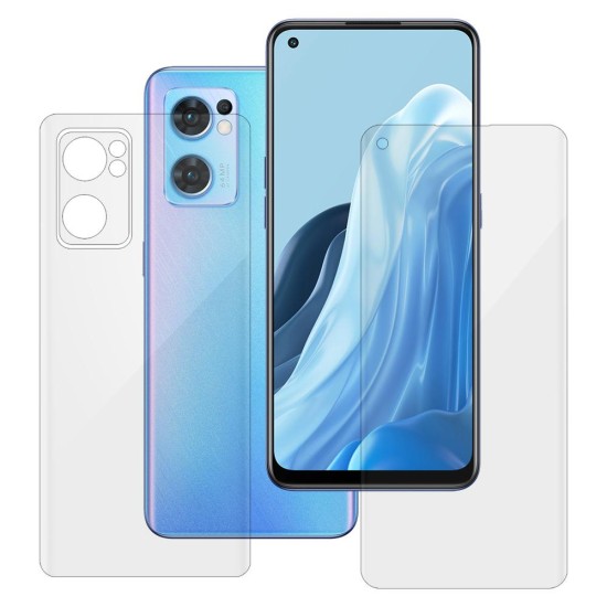 Set 2 folii SILKASE pentru OPPO Reno7 5G, protectie telefon, silicon regenerabil (SILKASE, Oppo) by www.silkase.ro Set 2 folii SILKASE pentru OPPO Reno7 5G, protectie telefon, silicon regenerabil (Reno7 5G, F4684) by www.silkase.ro