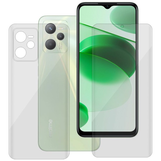 Set 2 folii SILKASE pentru Realme C31, protectie telefon, silicon regenerabil (SILKASE, Realme) by www.silkase.ro Set 2 folii SILKASE pentru Realme C31, protectie telefon, silicon regenerabil (GT2, F4708) by www.silkase.ro