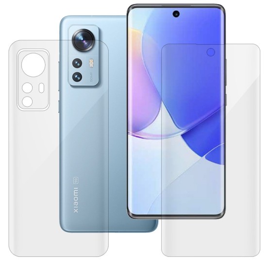 Set 2 folii SILKASE pentru Xiaomi 12X, protectie telefon, silicon regenerabil (12X, F4616) by www.silkase.ro