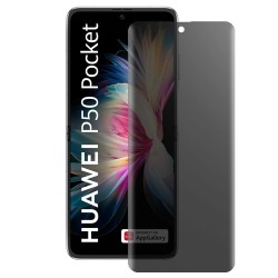 Folie privacy mata SILKASE pentru Huawei P50 Pocket, protectie ecran,silicon