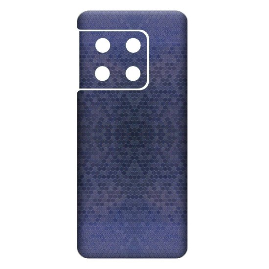 Folie skin SILKASE pentru OnePlus 10 Pro, albastru hexa,  protectie spate telefon (Telefoane OnePlus, S0647) by www.silkase.ro