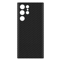 Folie skin SILKASE pentru Samsung S22 Ultra, carbon, protectie spate telefon Folie skin SILKASE pentru Samsung S22 Ultra, carbon, protectie spate telefon