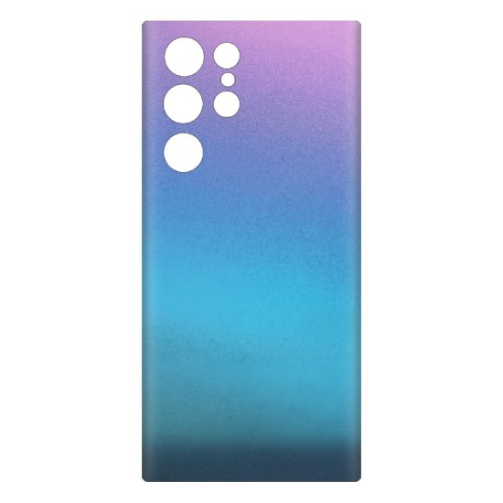Folie skin SILKASE pentru Samsung S22 Ultra, magenta cameleon,  protectie spate telefon (Telefoane Samsung, S0465) by www.silkase.ro