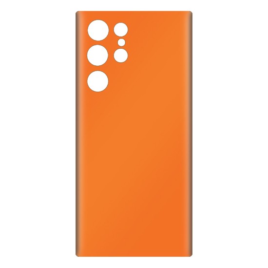 Folie skin SILKASE pentru Samsung S22 Ultra, portocaliu mat, protectie spate telefon (SILKASE, Telefoane Samsung) by www.silkase.ro Folie skin SILKASE pentru Samsung S22 Ultra, portocaliu mat, protectie spate telefon (Telefoane Samsung, S0470) by www.silkase.ro
