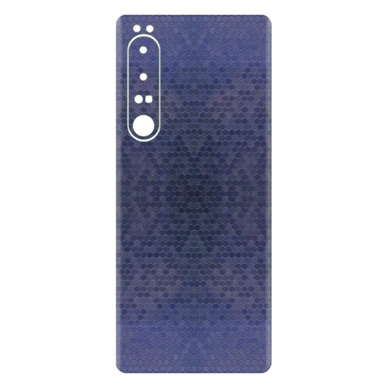 Folie skin SILKASE pentru Sony Xperia 1 IV, albastru hexa, protectie spate telefon (Xperia 1 IV, S0695) by www.silkase.ro