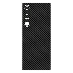 Folie skin SILKASE pentru Sony Xperia 1 IV, carbon, protectie spate telefon Folie skin SILKASE pentru Sony Xperia 1 IV, carbon, protectie spate telefon