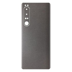 Folie skin SILKASE pentru Sony Xperia 1 IV, gri brushed, protectie spate telefon Folie skin SILKASE pentru Sony Xperia 1 IV, gri brushed, protectie spate telefon