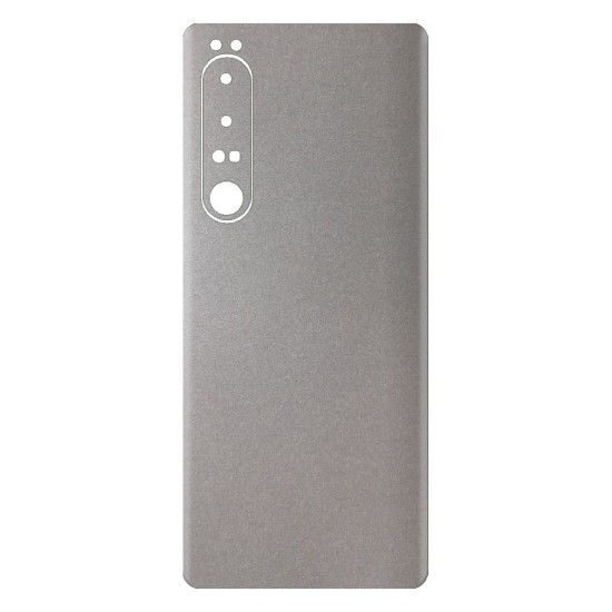 Folie skin SILKASE pentru Sony Xperia 1 IV, gri deschis, protectie spate telefon (Xperia 1 IV, S0702) by www.silkase.ro