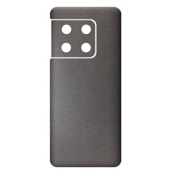 Folie skin SILKASE pentru OnePlus 10 Pro, gri brushed, protectie spate telefon Folie skin SILKASE pentru OnePlus 10 Pro, gri brushed, protectie spate telefon