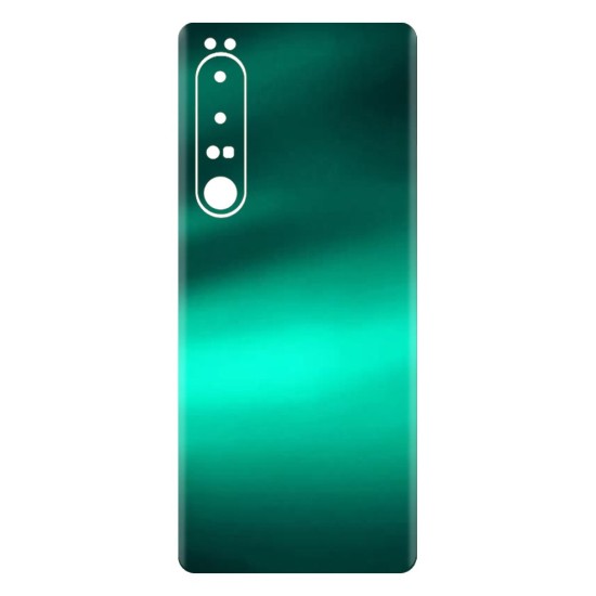 Folie skin SILKASE pentru Sony Xperia 1 IV, verde emerald, protectie spate telefon (SILKASE, Xperia 1 IV) by www.silkase.ro Folie skin SILKASE pentru Sony Xperia 1 IV, verde emerald, protectie spate telefon (Xperia 1 IV, S0714) by www.silkase.ro