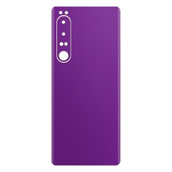 Folie skin SILKASE pentru Sony Xperia 1 IV, violet mat, protectie spate telefon