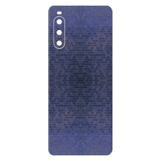 Folie skin SILKASE pentru Sony Xperia 10 IV, albastru hexa, protectie spate telefon (Xperia 10 IV, S0719) by www.silkase.ro