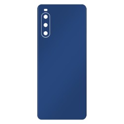 Folie skin SILKASE pentru Sony Xperia 10 IV, albastru inchis mat, protectie spate telefon