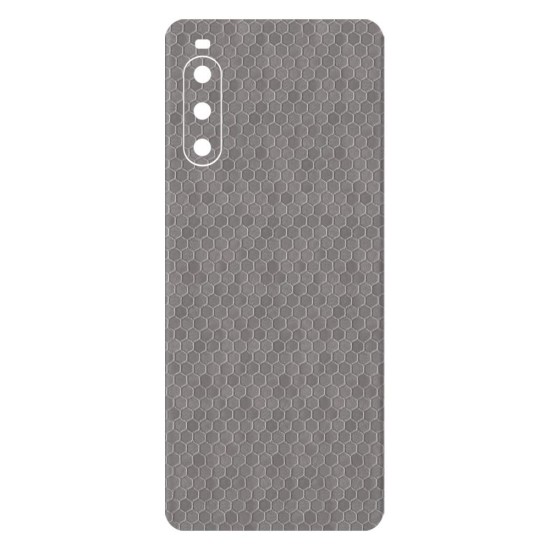 Folie skin SILKASE pentru Sony Xperia 10 IV, gri hex, protectie spate telefon (Xperia 10 IV, S0727) by www.silkase.ro