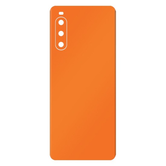Folie skin SILKASE pentru Sony Xperia 10 IV, portocaliu mat, protectie spate telefon (SILKASE, Xperia 10 IV) by www.silkase.ro Folie skin SILKASE pentru Sony Xperia 10 IV, portocaliu mat, protectie spate telefon (Xperia 10 IV, S0734) by www.silkase.ro