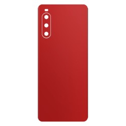 Folie skin SILKASE pentru Sony Xperia 10 IV, rosu, protectie spate telefon Folie skin SILKASE pentru Sony Xperia 10 IV, rosu, protectie spate telefon