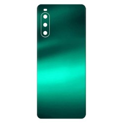 Folie skin SILKASE pentru Sony Xperia 10 IV, verde emerald, protectie spate telefon Folie skin SILKASE pentru Sony Xperia 10 IV, verde emerald, protectie spate telefon