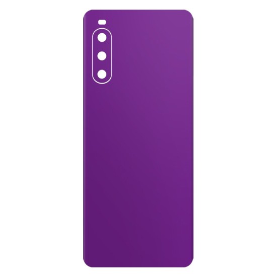 Folie skin SILKASE pentru Sony Xperia 10 IV, violet mat, protectie spate telefon (SILKASE, Xperia 10 IV) by www.silkase.ro Folie skin SILKASE pentru Sony Xperia 10 IV, violet mat, protectie spate telefon (Xperia 10 IV, S0742) by www.silkase.ro
