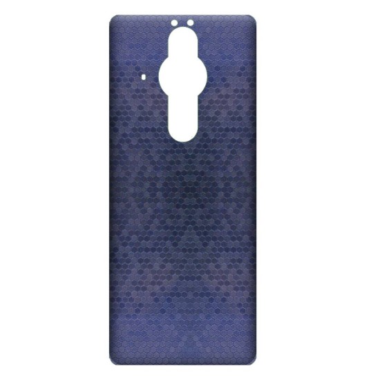 Folie skin SILKASE pentru Sony Xperia Pro-I, albastru hexa,  protectie spate telefon (Xperia Pro-I, S0671) by www.silkase.ro